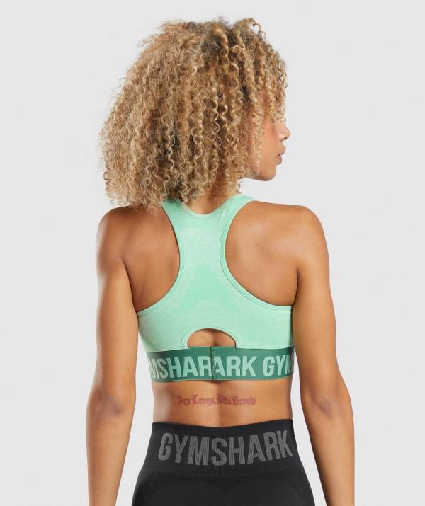 Damske Športové Podprsenky Gymshark Flex Zelene | CP2941803